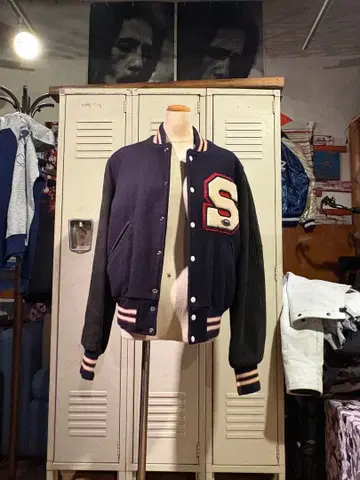 60s 바시티 자켓 빈티지 바시티 자켓 구제 의류 칼리지 USA