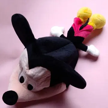 미키마우스 팬캡 모자 캡 봉제 인형 디즈니랜드