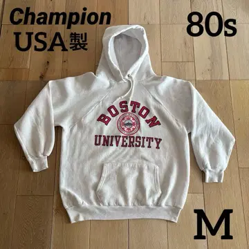 80s USA제 챔피온 맨투맨 후드티 보스턴 M 사이즈 프린트