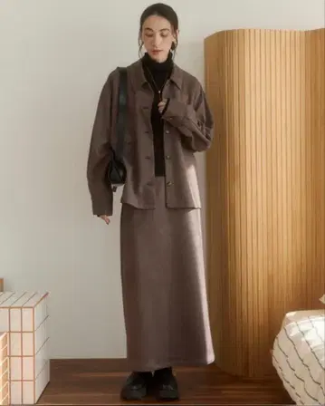 ANGIE 셋업 차콜 M