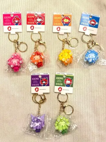 만박 최애 컬러 키링 6종류