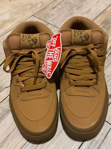 Vans Half Cab 브라운 하이컷 스니커즈