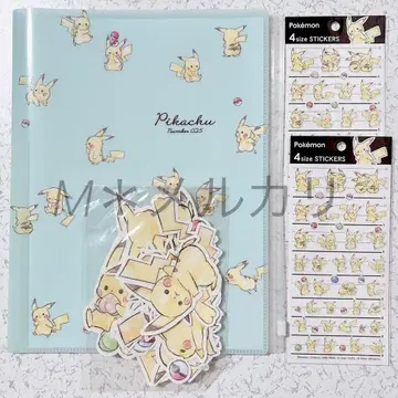 포켓몬 피카츄 클리어 파일 스티커