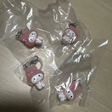 산리오 윳토메지루시 액세서리 마이멜로디 4개 세트