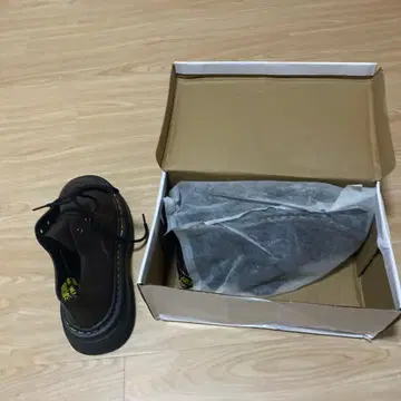 브라운 가죽 로퍼 박스 포함