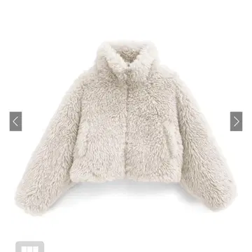 GRL 퍼 아우터 화이트 on270