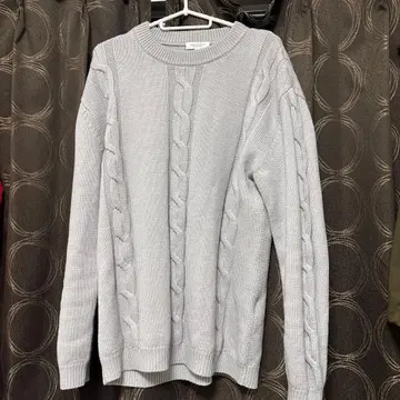 BEAUTY&YOUTH 케이블 니트 스웨터 L 그레이