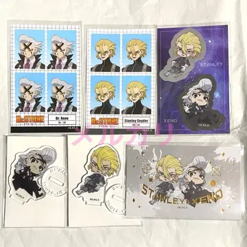 Dr.STONE 제노 스탠리 스티커 아크릴 스탠드 레어 증명사진