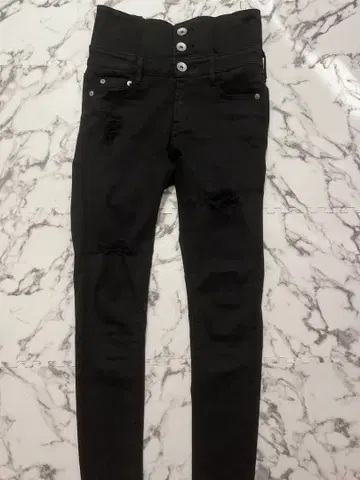 블랙 스키니 팬츠 하이웨스트