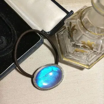 모르포 나비 머리끈 빈티지 버터플라이 윙 헤어 액세서리