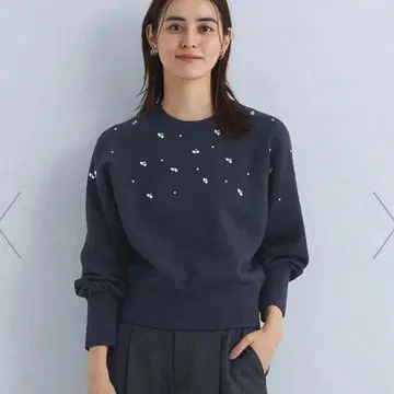 그린 라벨 릴랙싱 스파클 비쥬 니트 풀오버