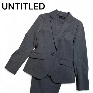 [ UNTITLED ] 수트 셋업 셋업 그레이 현행 택