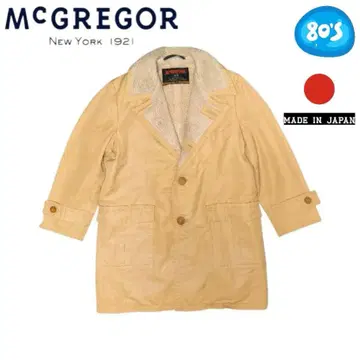80s~ McGREGOR 베이지 보아 런치 코트