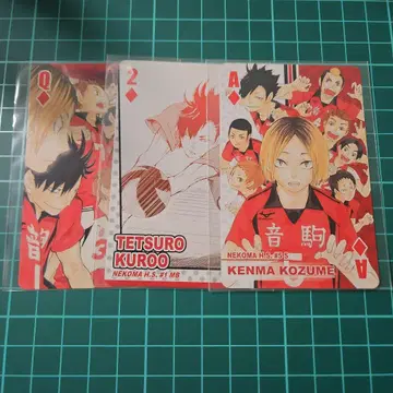 하이큐 카드놀이 2014 쿠로오 코즈메 네코마 고교