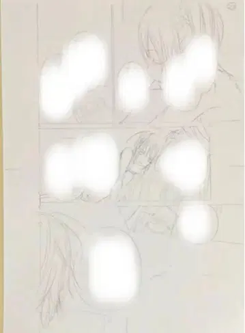 뱀파이어 기사 친필 원고 밑그림 토오야 리마