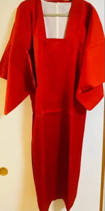 새상품 순수 실크 일본 의류 코트/도행 코트 빨간색 계열 기모노용