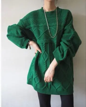 lumier 폴리에스테르 스펀지 케이블 오버 니트