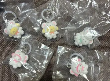 산리오 포근포근 스노우 5개 세트 봉봉 드롭 씰 덤 포함