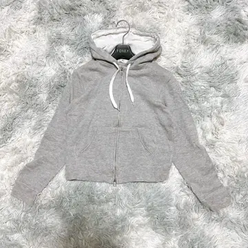 LE SOUK 루스쿠 38 후드티 집업 그레이 출퇴근 스포츠