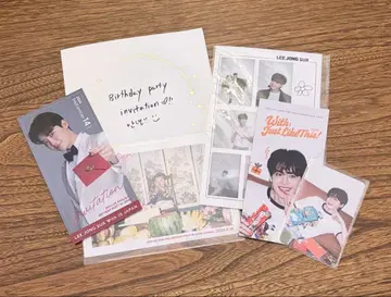 이종석 LEE JONG SUK 팬미팅 트레이딩 카드, 스티커 세트