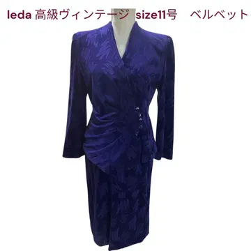 새상품급 leda 고급 벨로아 빈티지 미형 셋업 수트 11호