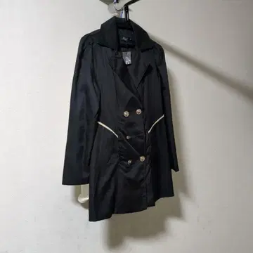 블랙 더블 브레스트 자켓