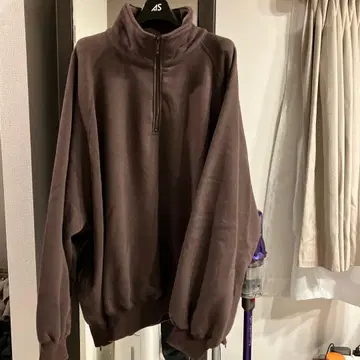 isness 하프 지퍼 맨투맨