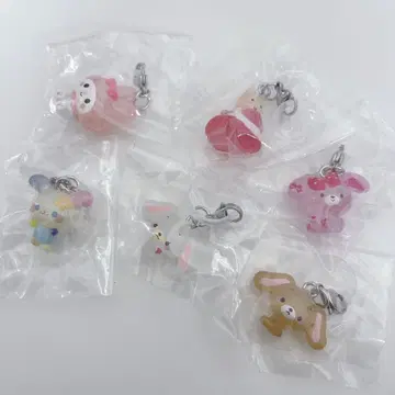 산리오 캐릭터즈 윳토 메지루시 액세서리 전 6종 컴플리트