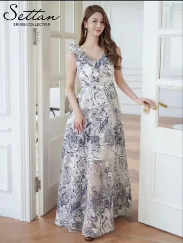 Settian 플로럴 맥시 드레스 롱 드레스