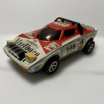 쇼와 레트로 란치아 스트라토스 말보로 양철 자동차 빈티지 제품