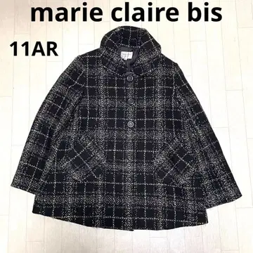marie claire bis 스텐카라 코트 하프 코트 블랙