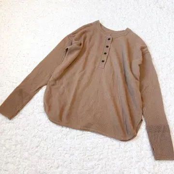 새상품급 JOURNAL STANDARD 울 캐시미어 2WAY 헨리 니트