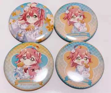 사쿠라 미코 나루토 타이아키혼포 콜라보 캔뱃지 세트