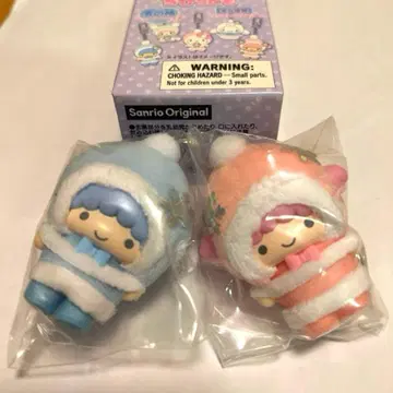 산리오 치비토모 눈의 정령 리틀트윈스타 키키와 라라 세트