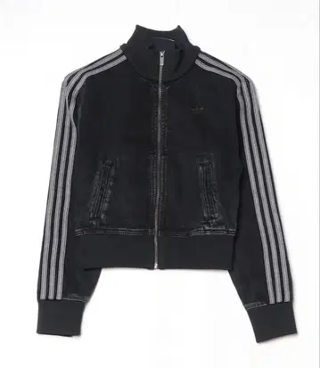 adidas 아디컬러 데님 트랙탑 블랙