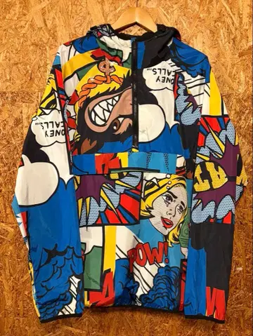 코믹스 스타일 나일론 자켓