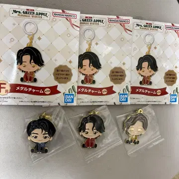 제일복권 Mrs. GREEN APPLE F상 메탈 참 3종류