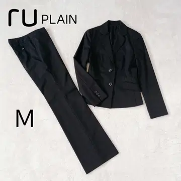 아르유 RU 취업 정장 팬츠 수트 셋업 M 블랙