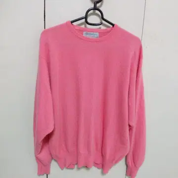 Ballantyne 핑크 캐시미어 스웨터 M