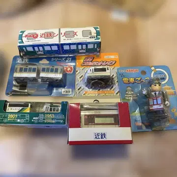 긴테츠 시리즈 21 기차 버스 미니카 세트