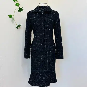 coup de Chance 라메 트위드 수트 셋업 블랙