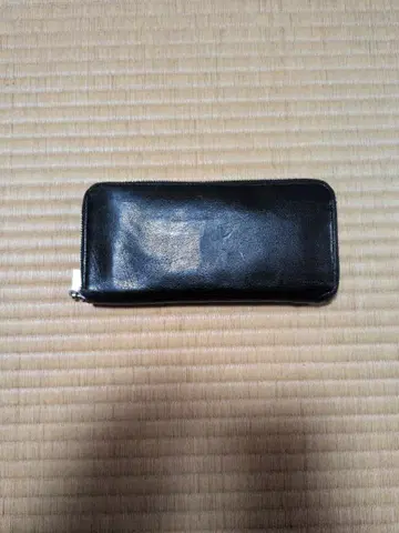 anlary 블랙 가죽 장지갑