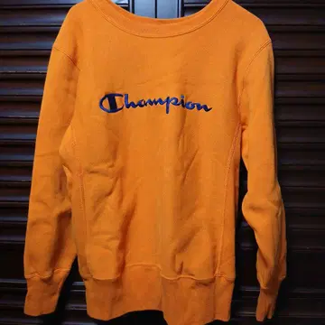 Champion 오렌지 트레이닝복 L사이즈