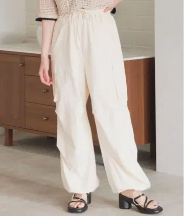 Kastane 카고 팬츠 아이보리 FREESIZE