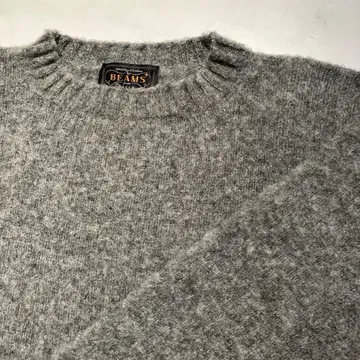 BEAMS PLUS SHETLAND SHAGGY DOG CREW -S-