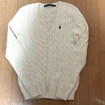랄프 로렌 V넥 니트 새상품급