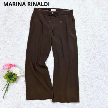 [새상품급] MARINA RINALDI 이지 팬츠 19호 와이드 허리밴딩