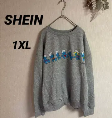 [ 새상품 ] 여성용 SMURFS 스머프 맨투맨 1XL 그레이