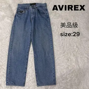AVIREX 아비렉스 데님 W29 새상품급 블루 하이웨스트