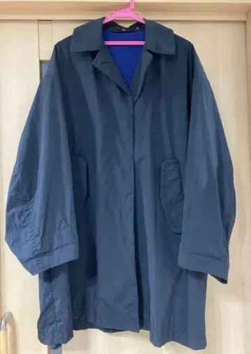 유니클로 플러스J UNIQLO +J 오버 사이즈 라이트 코트 블랙 S